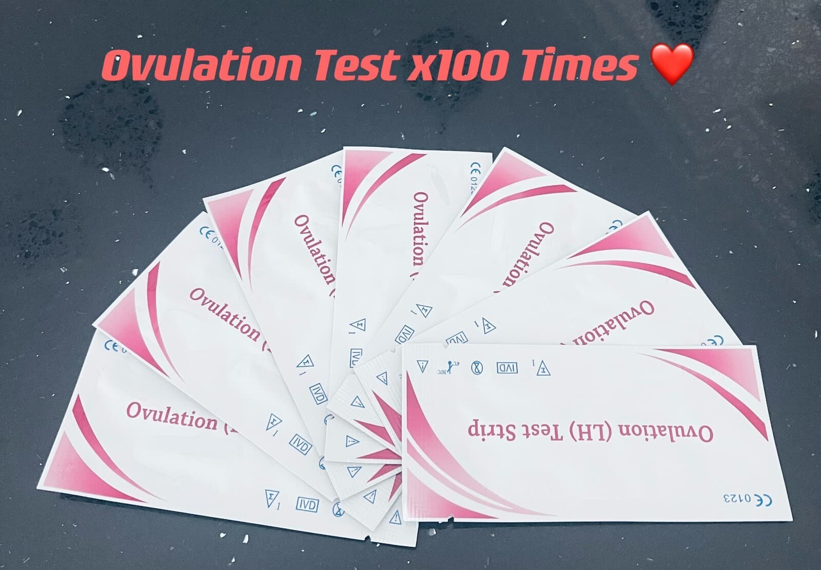 EZ Anywhere One Step Ovulation(LH) Test Strips 100-Count Expiration Date 03/2026