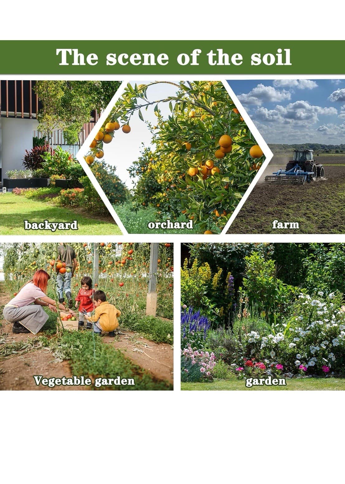 36” Soil Sample Probe Stainless Steel T-Handle Soil Sample Test Kit 6