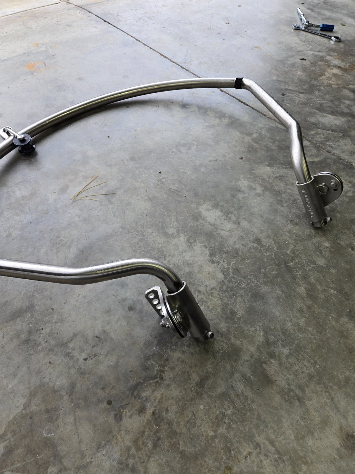 Turbo Swing boat tube tow bar 2