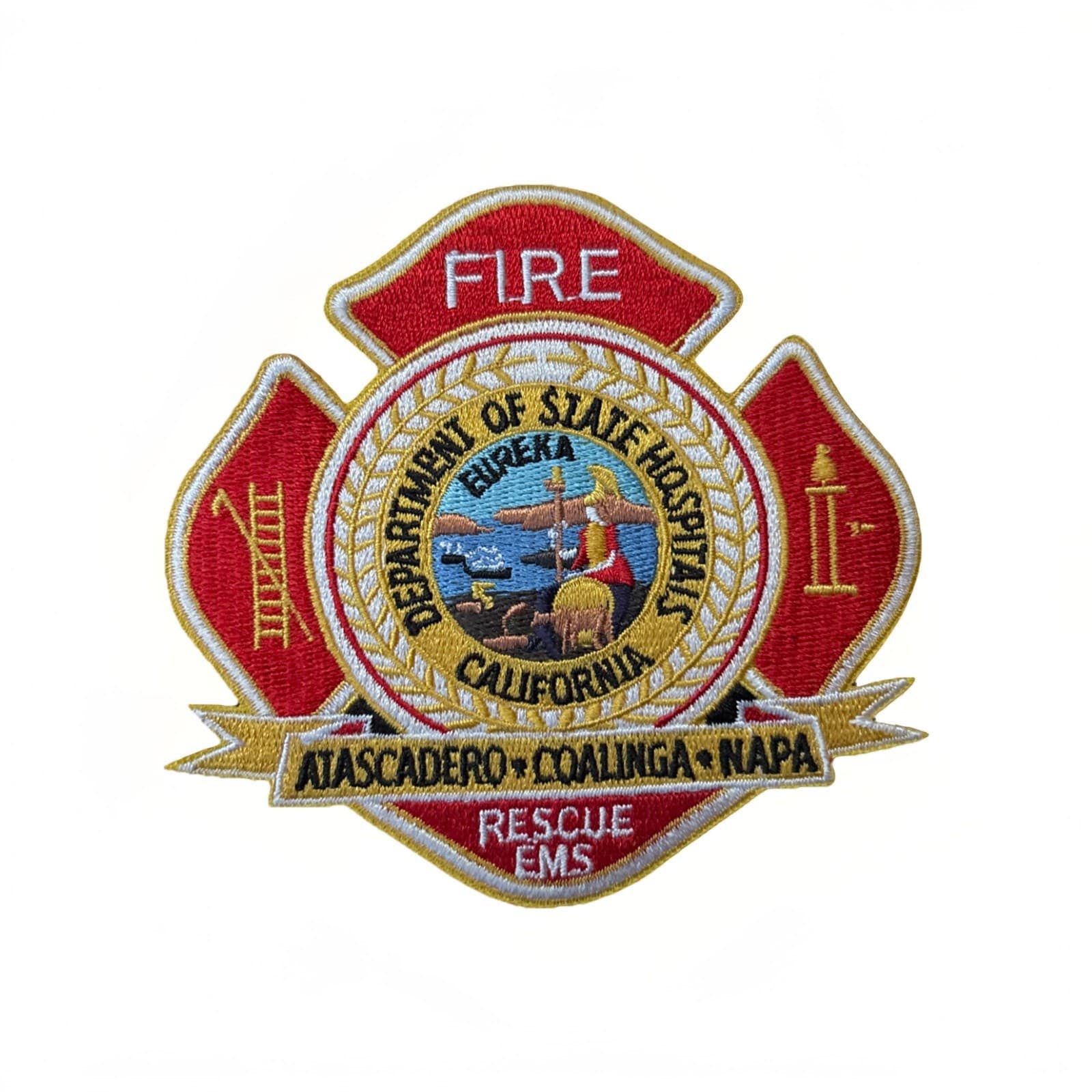 Department of State Hospitals Fire Department-Napa, Coalinga,Atascadero Patch
