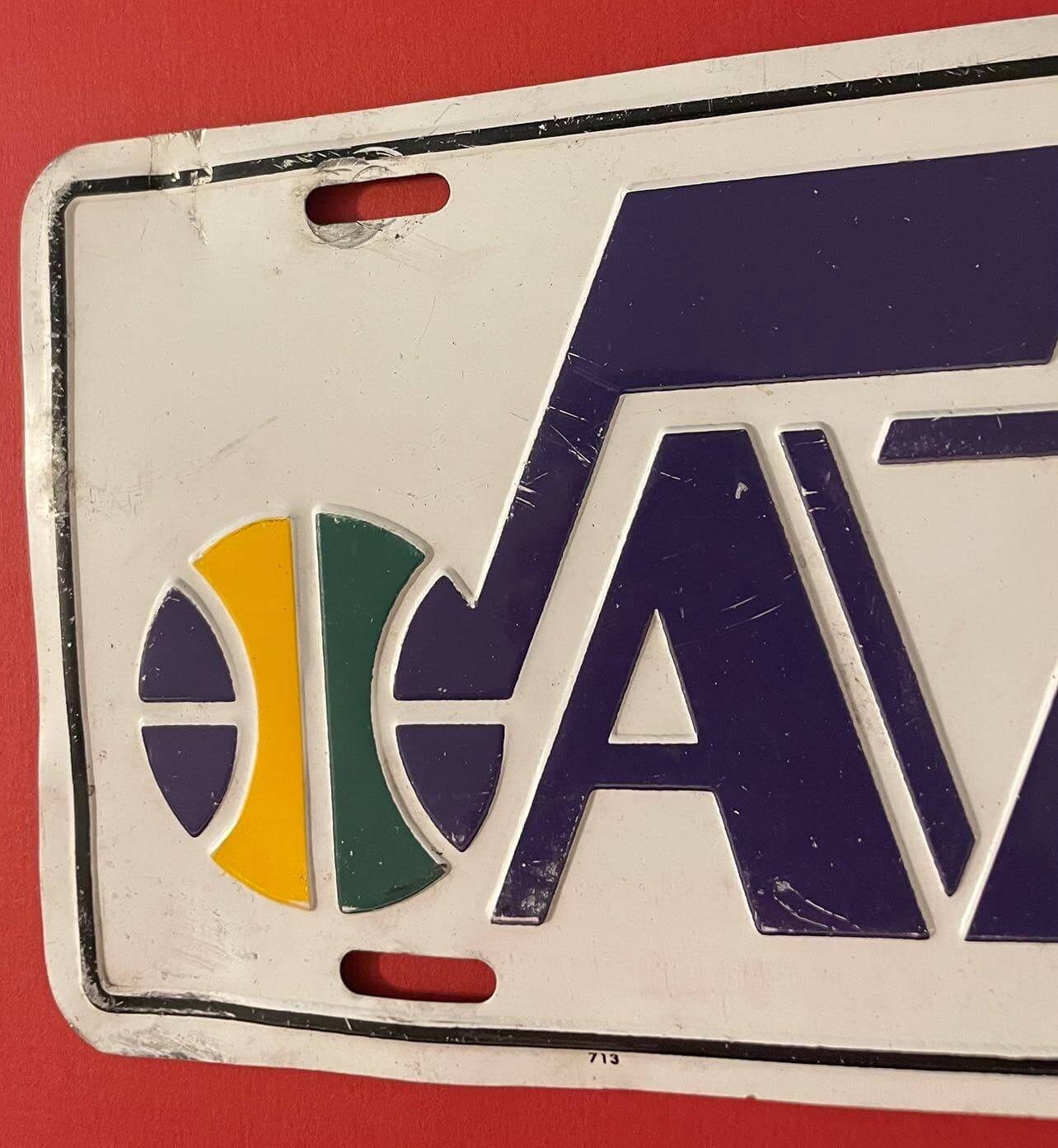 Utah Jazz Booster License Plate 2