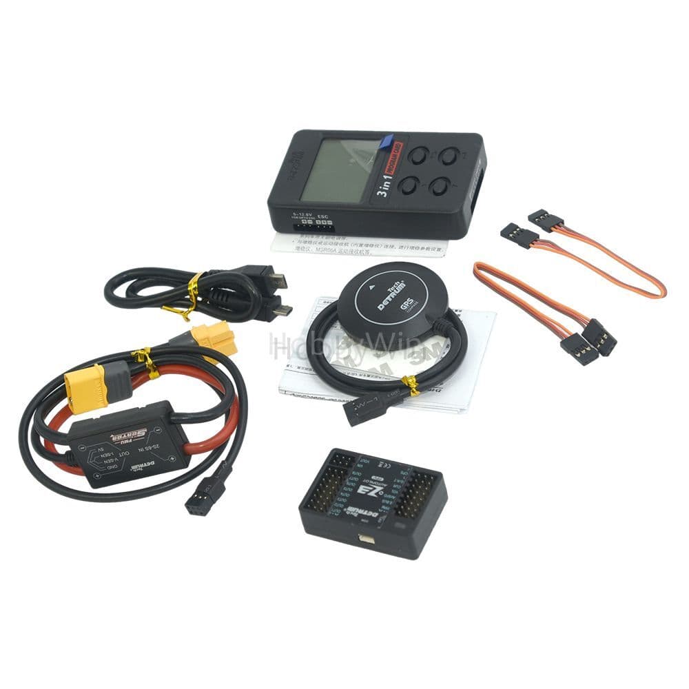 Dynam Detrum Z3 FPV RC Plane Flight Controller Autopilot OSD 3in1 PMU6-axis gyro 4