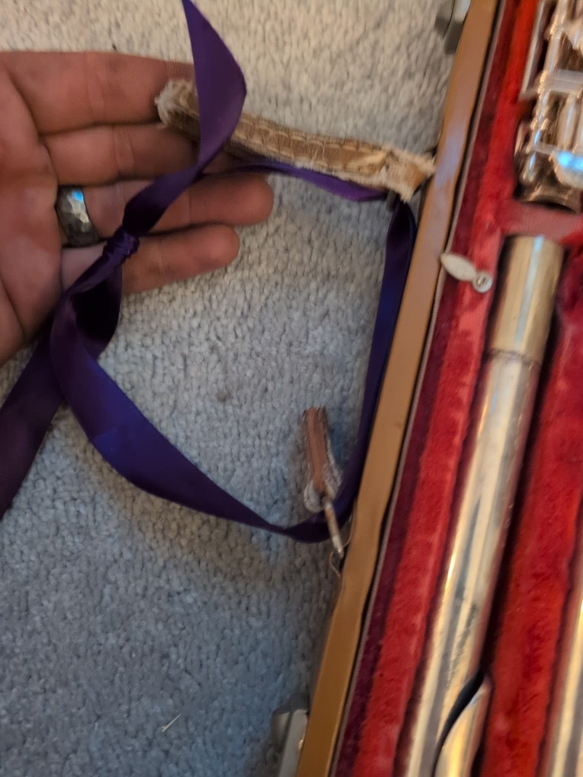 Used Germainhardt 2SP Flute with Case 2