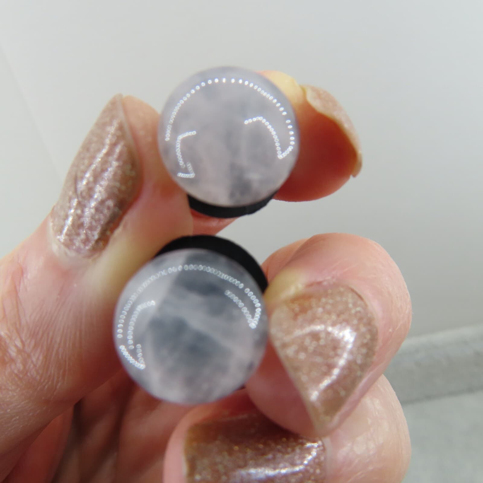 ROSE QUARTZ Gemstones Shoe Charms for Shoes Wristbands Nature Bling Luxury Lot 5 6