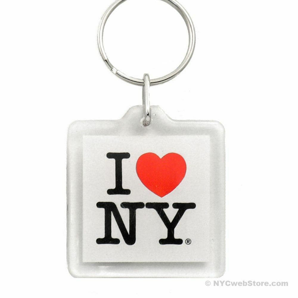 I Love NY Plastic Key Chain 2