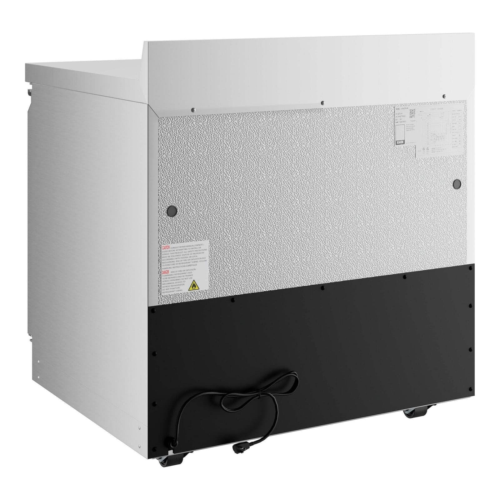 36" VersaHub WiFi-Enabled Front Breathing Worktop Freezer with 3 1/2" Backsplash 2