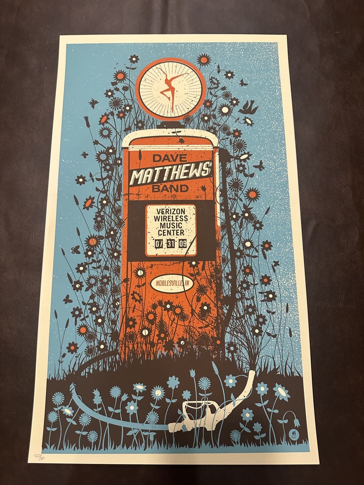 Dave Matthews Band Poster- 7/31/2009 - Deer Creek  427/700 , Noblesville, IN