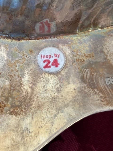 Vintage FB Rogers Silver Co. Chip & Dip Seashell Serving Bowl Candle Holder 5