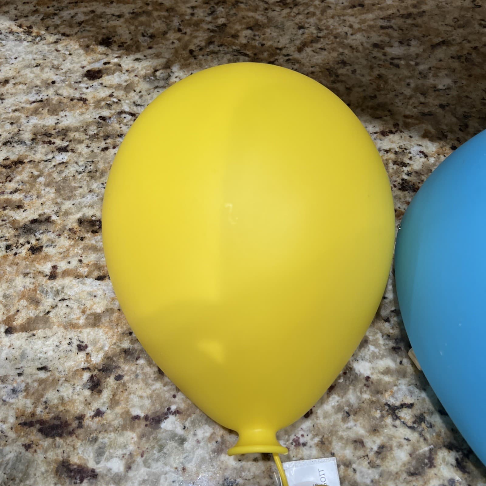 LOT OF 3 IKEA DROMMINGE BALLOON WALL LIGHTS LAMPS 2 YELLOW 1 BLUE TESTED FREE SH 2