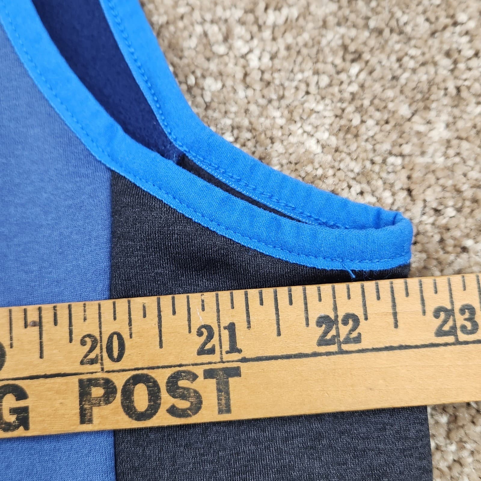 Vineyard Vines Mens Vest L Blue Gray Full Zip Sleeveless Athletic Layering 4