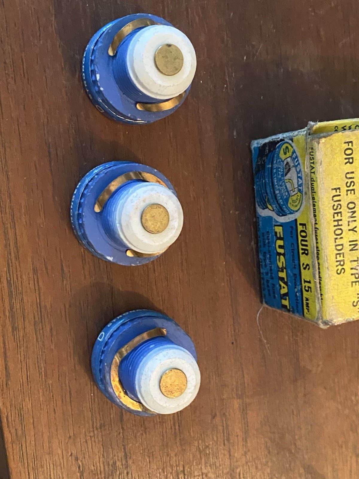 1 Box of Buss Fustat Type S Amp S 15 Amp Time Delay - 3 Fuses 5