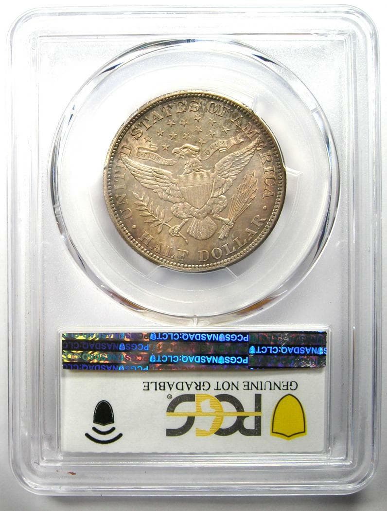 1906 Barber Half Dollar 50C - PCGS Uncirculated Details (MS UNC) - Rare Coin! 3