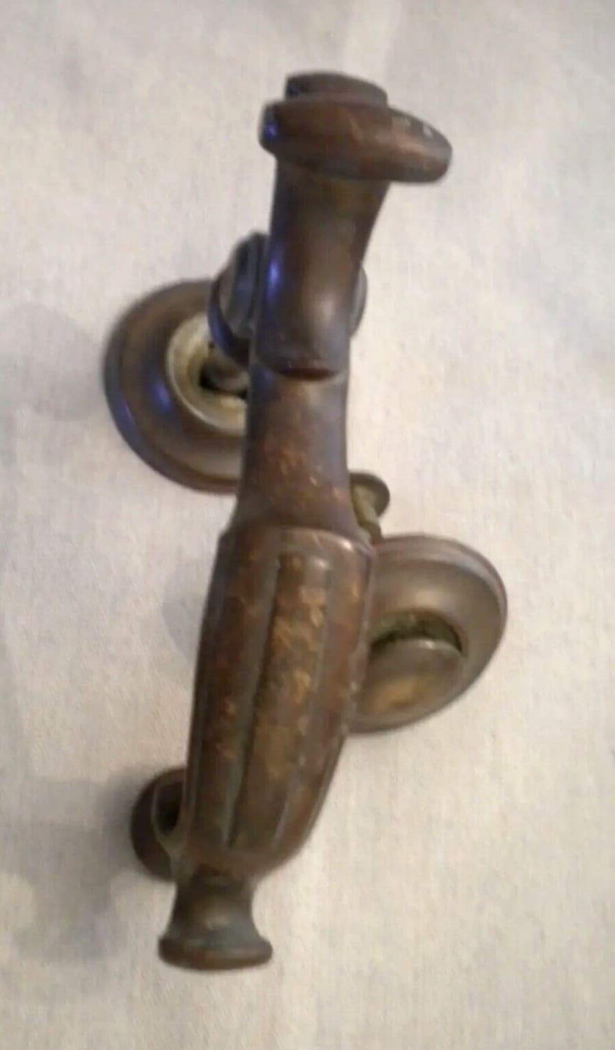 ANTIQUE c.1919 VICTORIAN EDWARDIAN BRONZE DOCTORS DOORKNOCKER 5