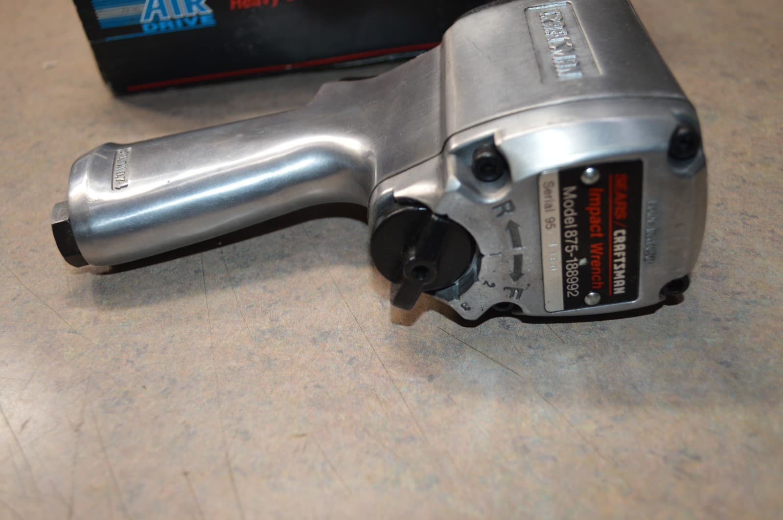 NOS Craftsman 18899  Air Drive 1/2" Drive Heavy Duty Impact Wrench 5