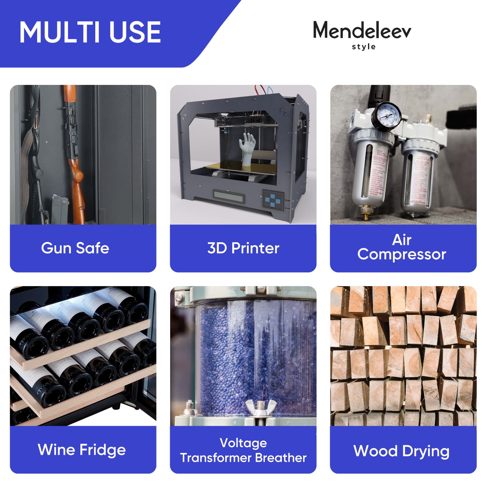 8.5 LB Orange Indicating Silica Gel 3-5 mm Beads Desiccants 3.85 kg Reusable 6