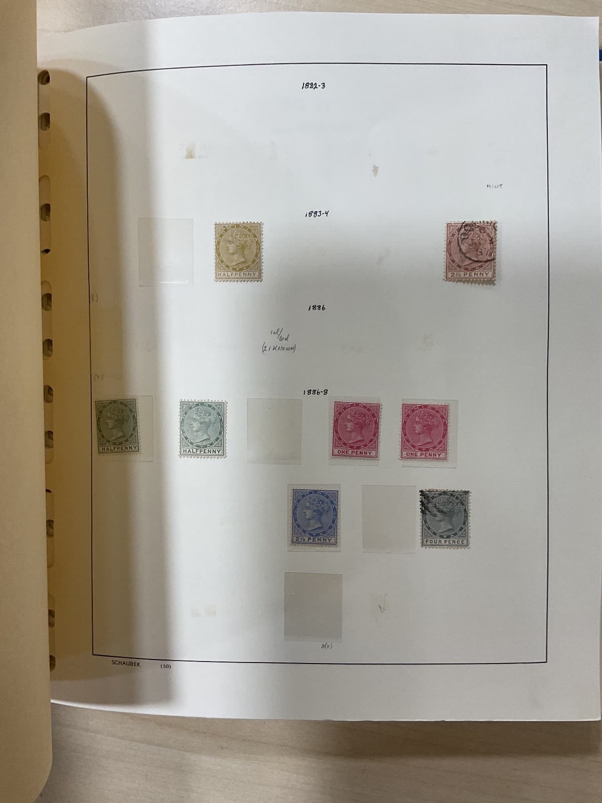 Dominica stamps. KGV - QE. mostly MNH. Schaubek album. EX95 2