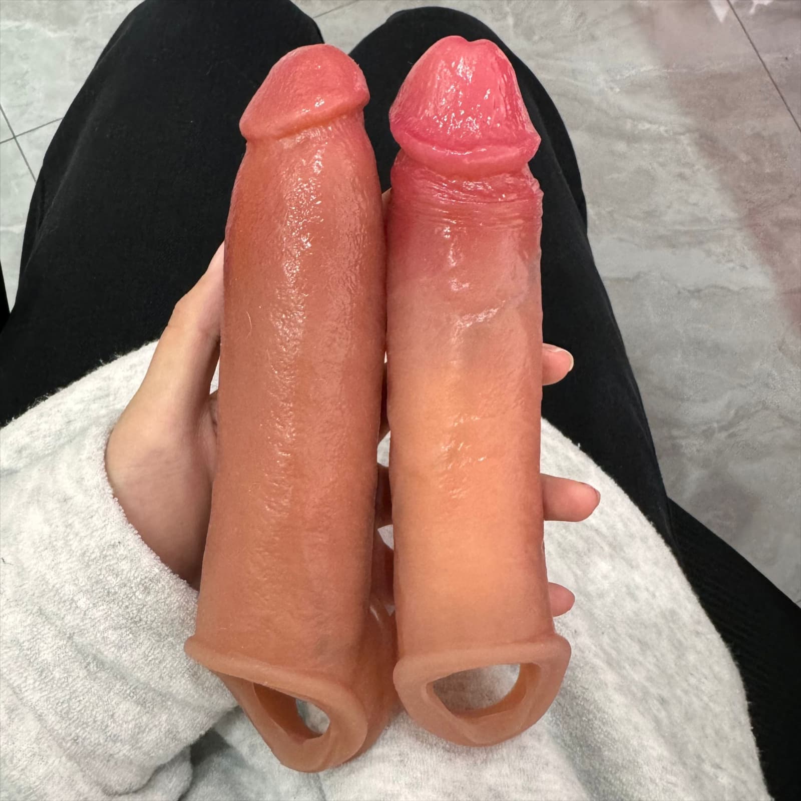 Male Cock-Girth-Enlarger-Enhancer-Penis-Extension-Extender-Sheath-Sleeve-Men Big 2