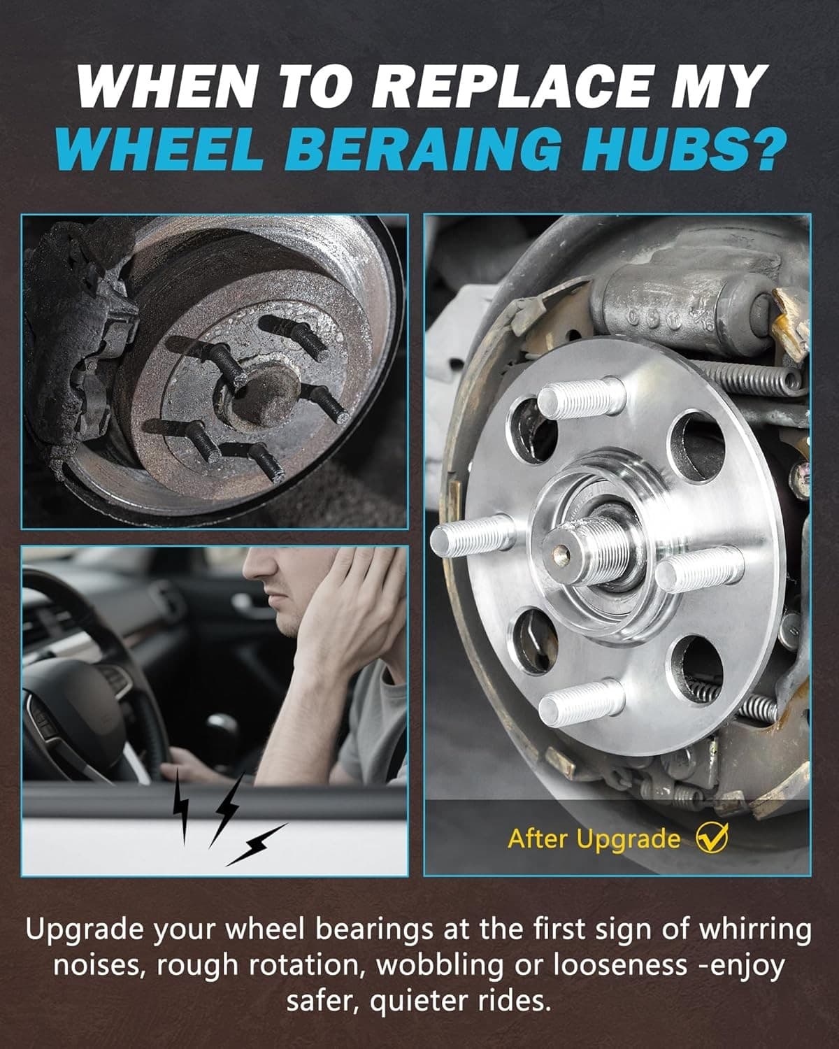 Front Wheel Bearing Hub Assembly for 2011 - 2014 Chrysler200  Sebring Cirrus 6