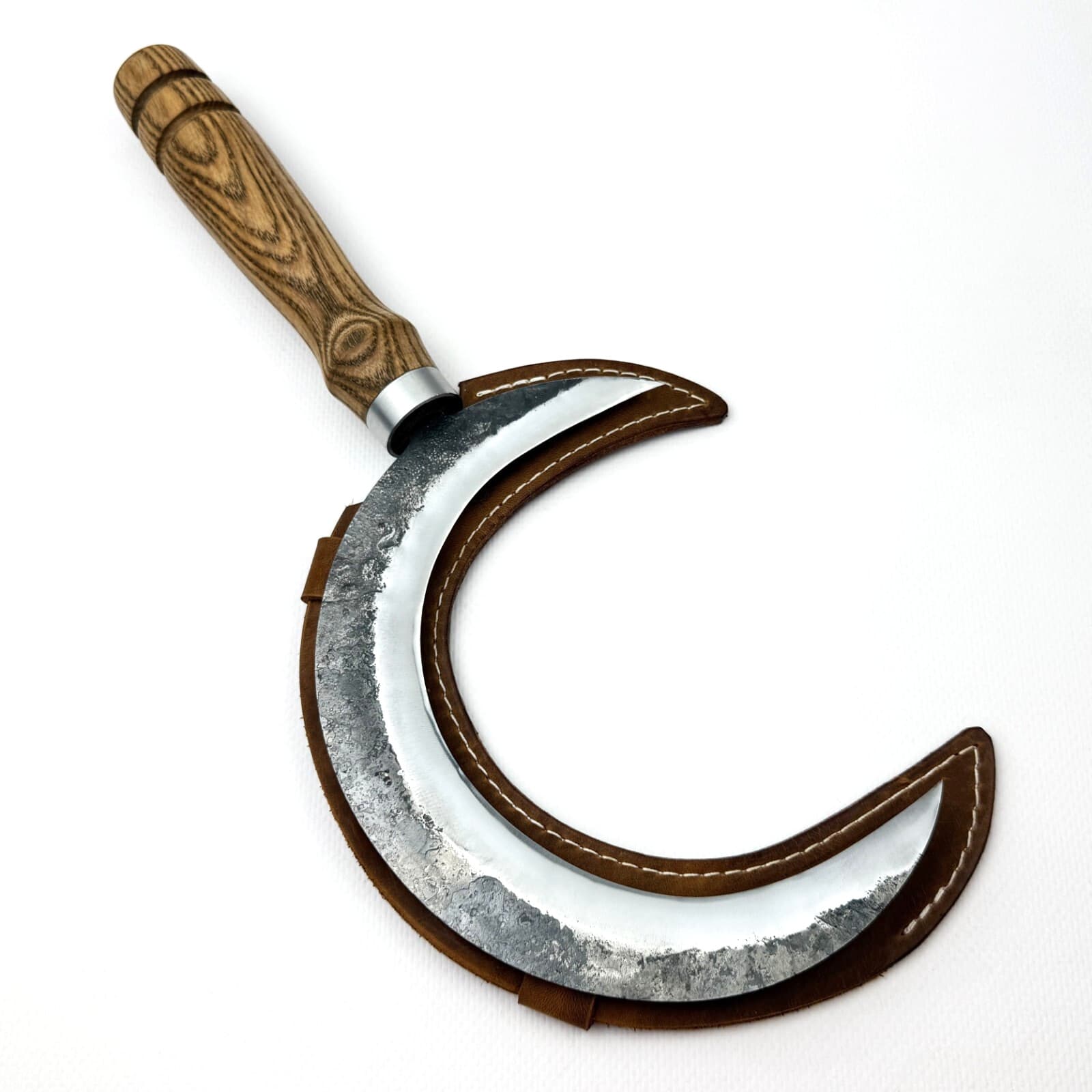 Crescent Moon Sickle for Gardening - Hand Forged Sickle for Harvesting. 2