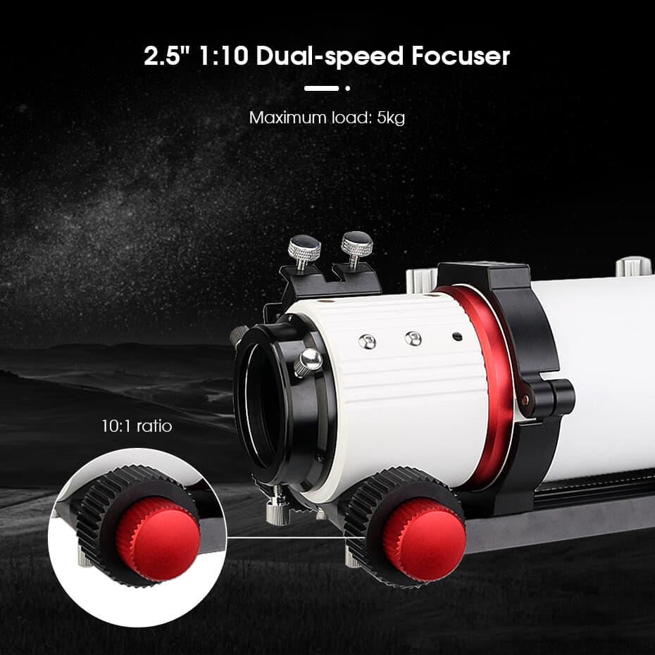 SVBONY SV550 Astronomical Telescope 80mm Refractor OTA Triplet APO for Deep Sky 5