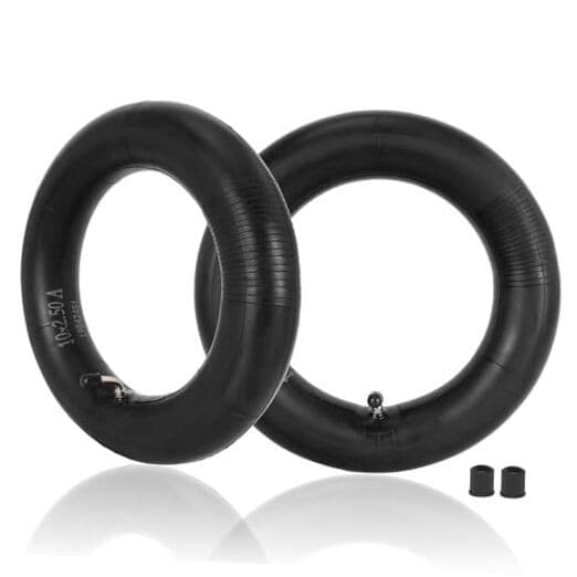 2 Pack of 10x2.50 Inner Tubes with 90° Bent Valve Stem Replacement for 