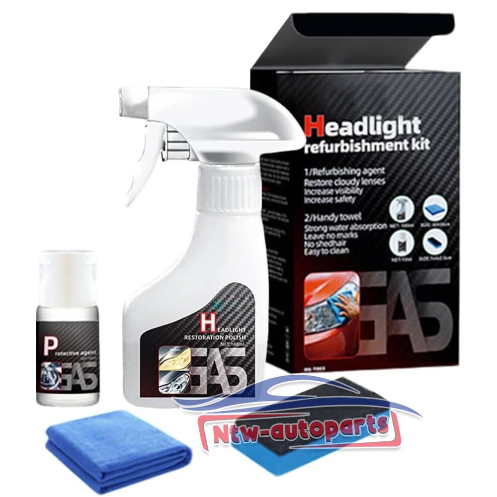 Kit de restauración de faros de coche Pulido de faros de carros autos Reparar 3