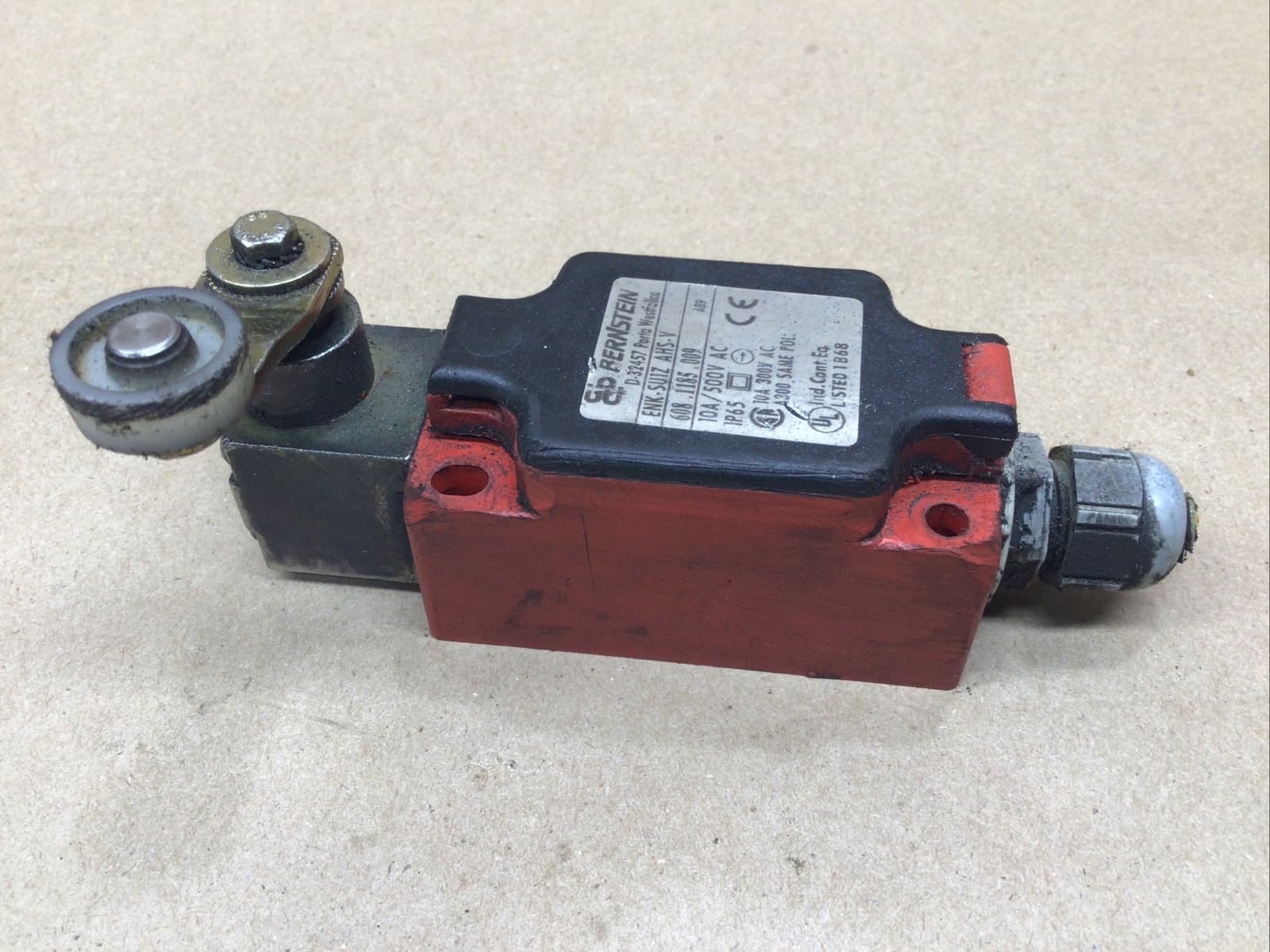 Bernstein Limit Switch ENK-SU1Z AHS-V 10A 500V AC #83A43 3