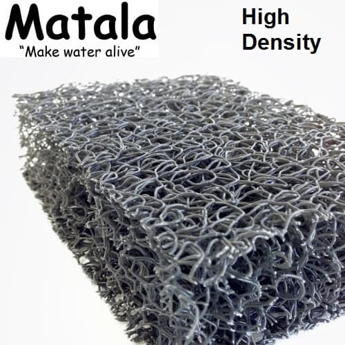 Gray Matala Pond Filter Mat- 14"x 24" - High Density -filtration-water-media