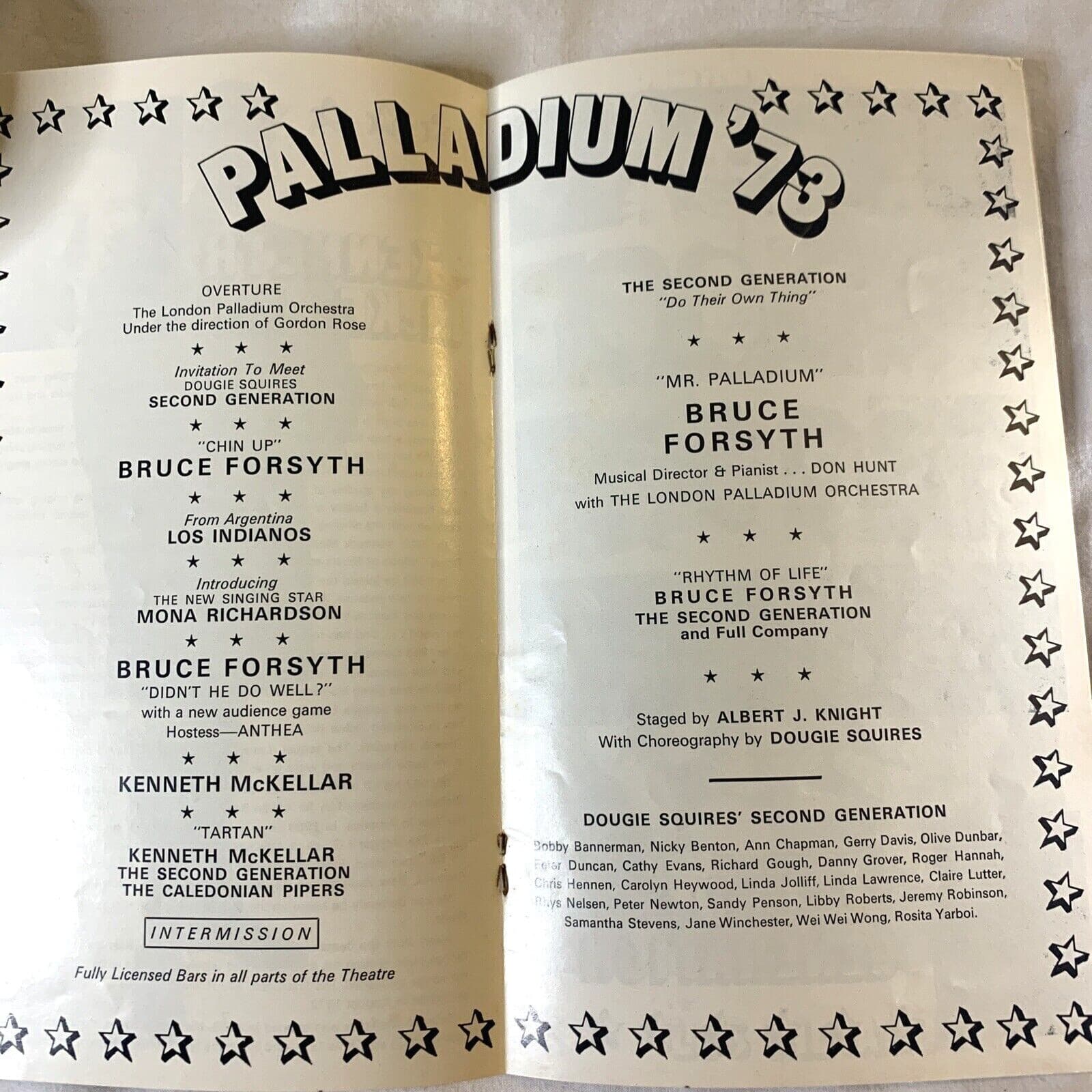 London Theater Program Palladium ‘73 Theatreprint Programme England 1973 4