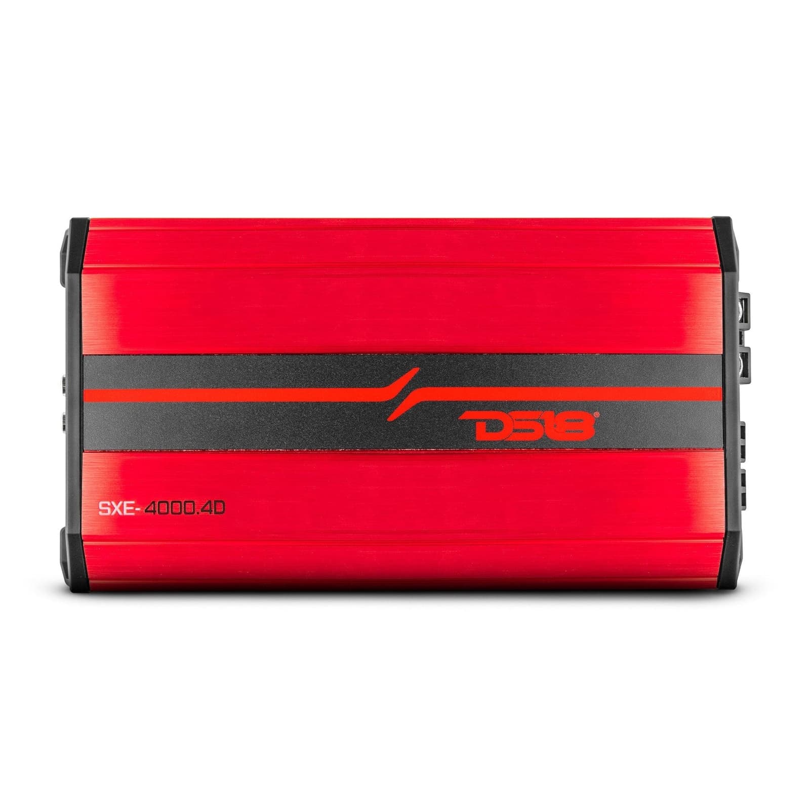 DS18 Car Audio Full Range 4 Channel 4000 Watt Amplifier Class D Red SXE-4000.4D 2