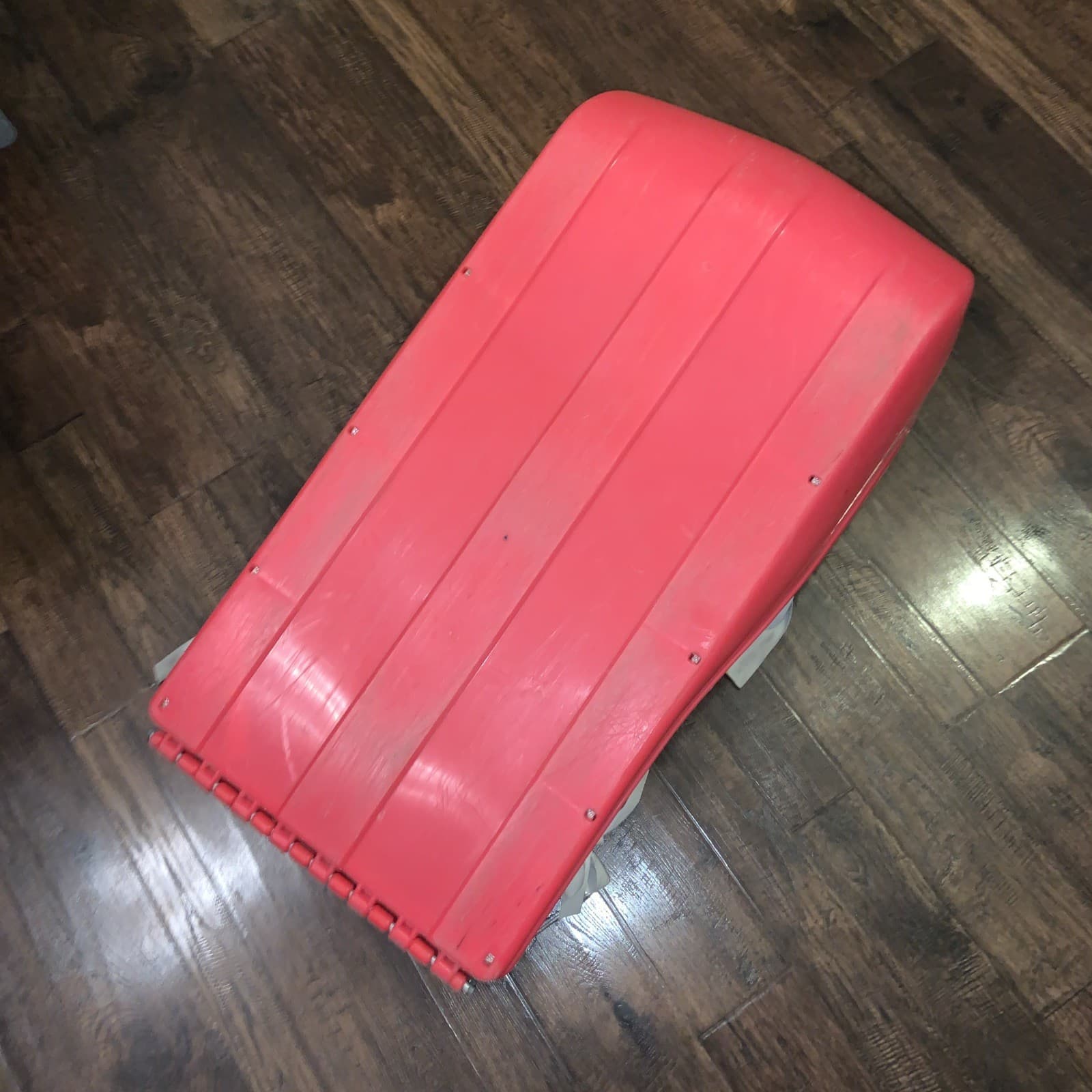 Vintage TOBOGGAN 8’ Folding Rescue Pink Snow Sled Meadowbrook Rare!!￼ 6