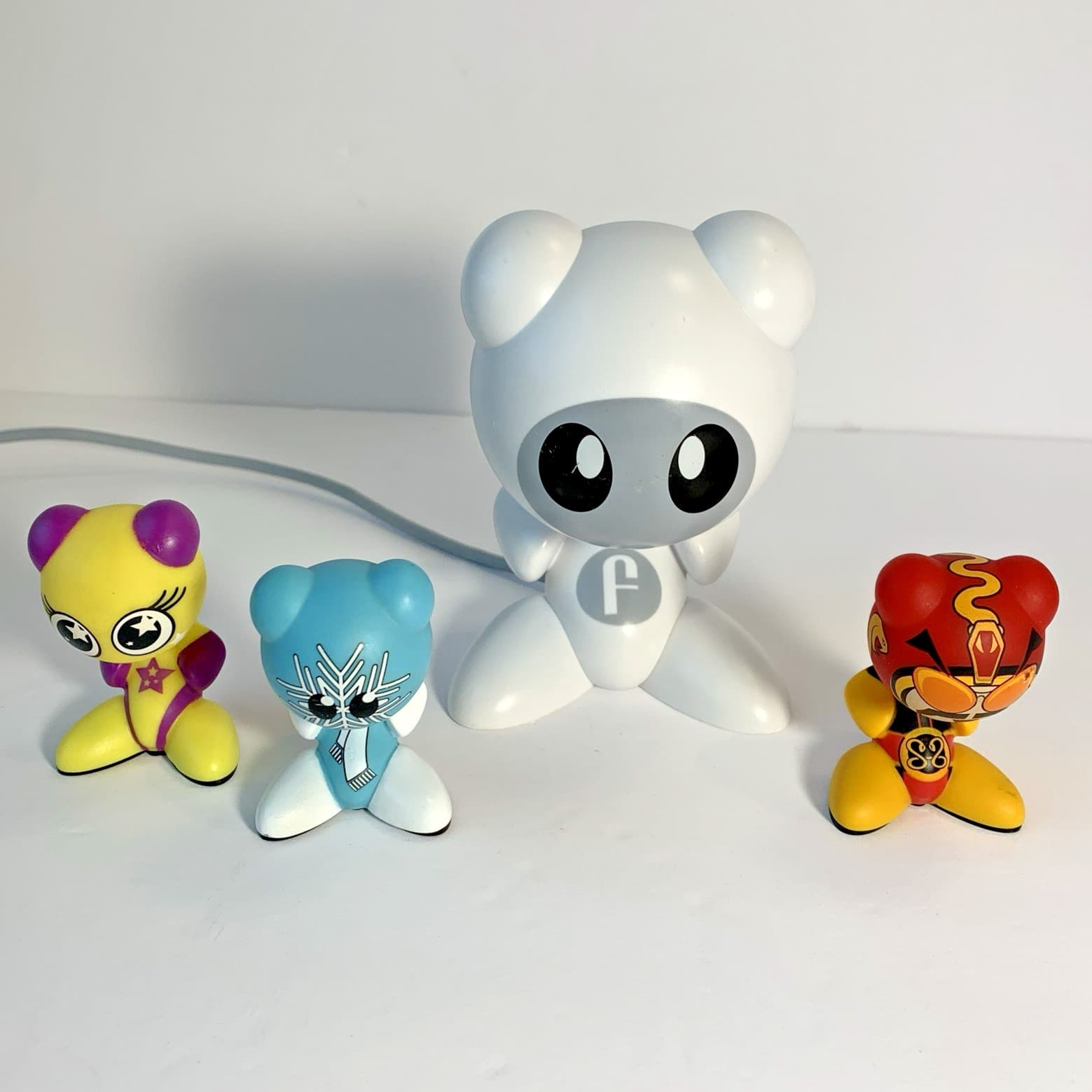 4 Radica Funkeys - Main Hub Base plus 3 Figures