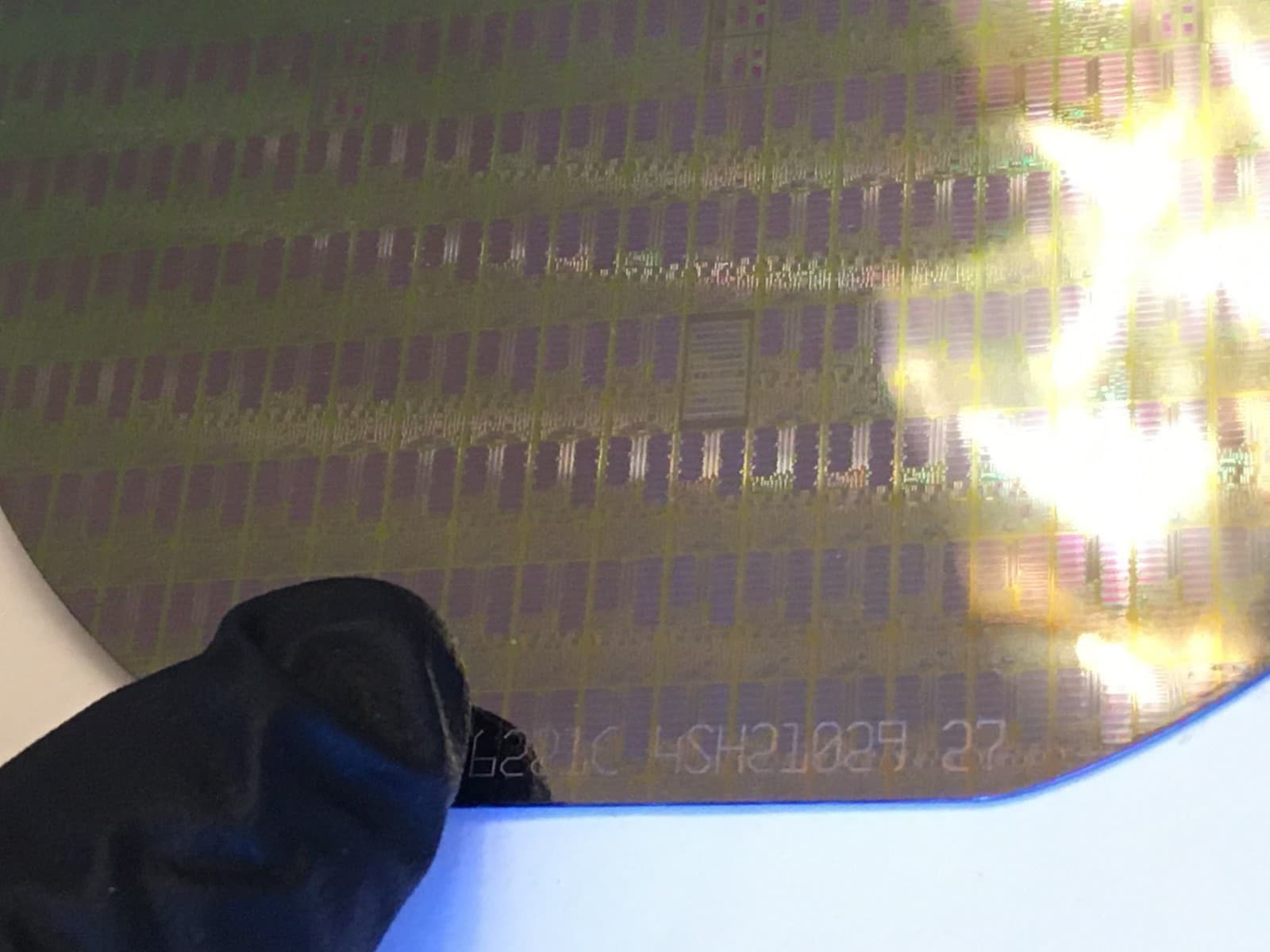 4"  Intersil General Electric? Silicon Wafer 1984  Rare Vintage CPU Chip 4