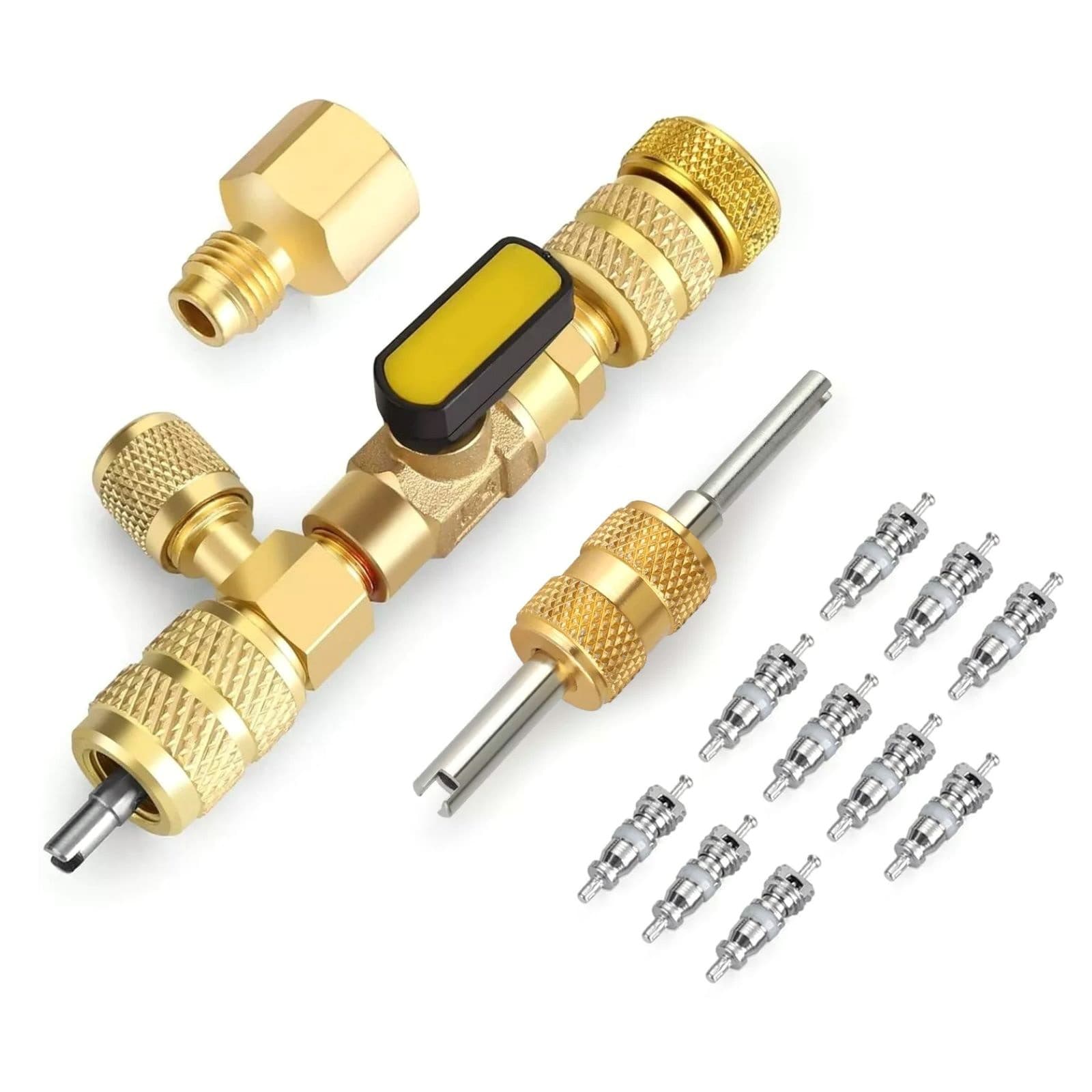 1 Set Brass Valve Core Remover&Installer Tool Time Saving&Convenient Operation