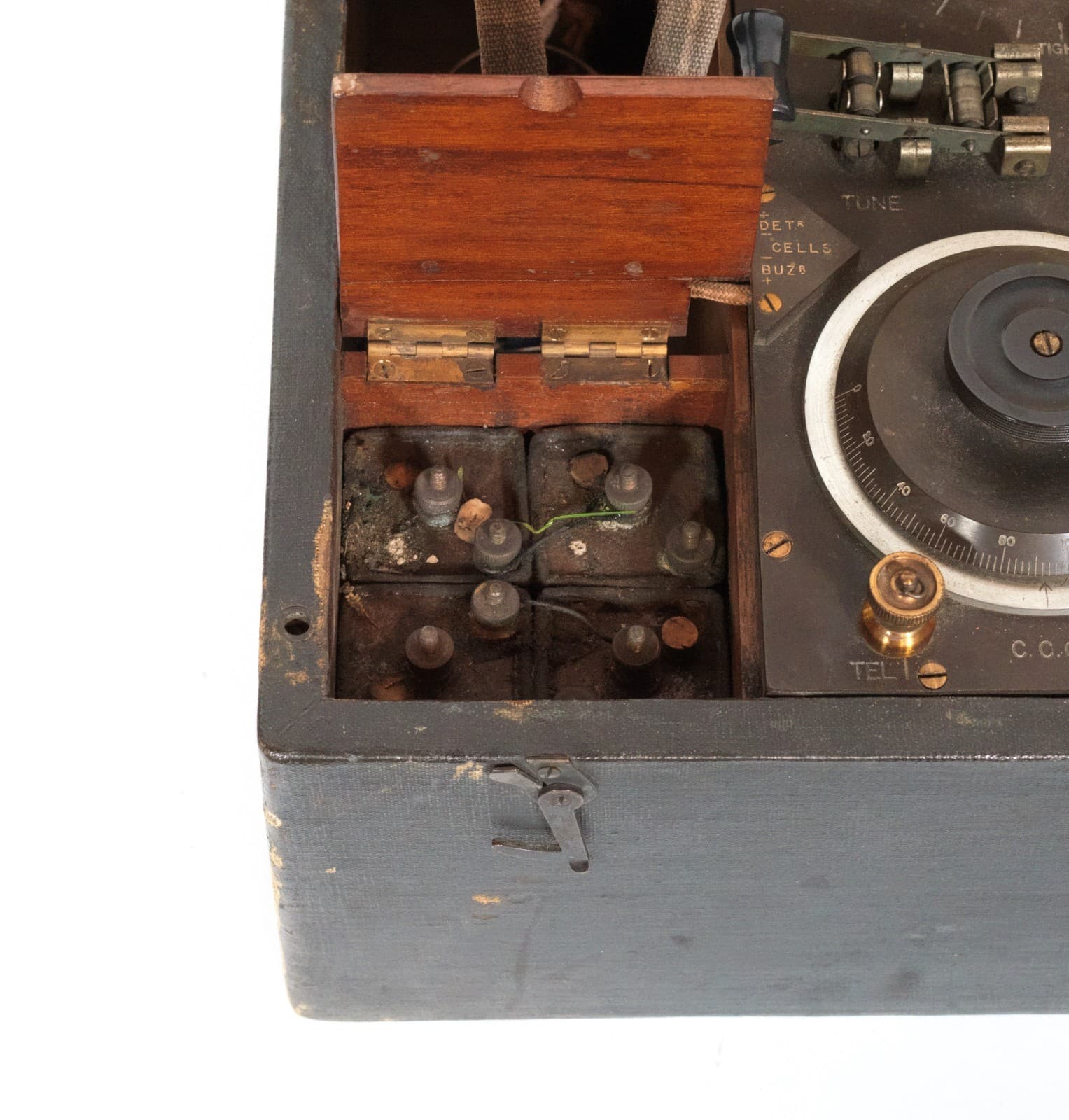 1916-17 Marconi / J&P Mark III Short Wave Radio Tuner * Historic WWI Trench Set 6