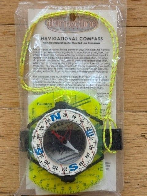 Thin Red Line - NAVIGATIONAL COMPASS - with Mounting Straps