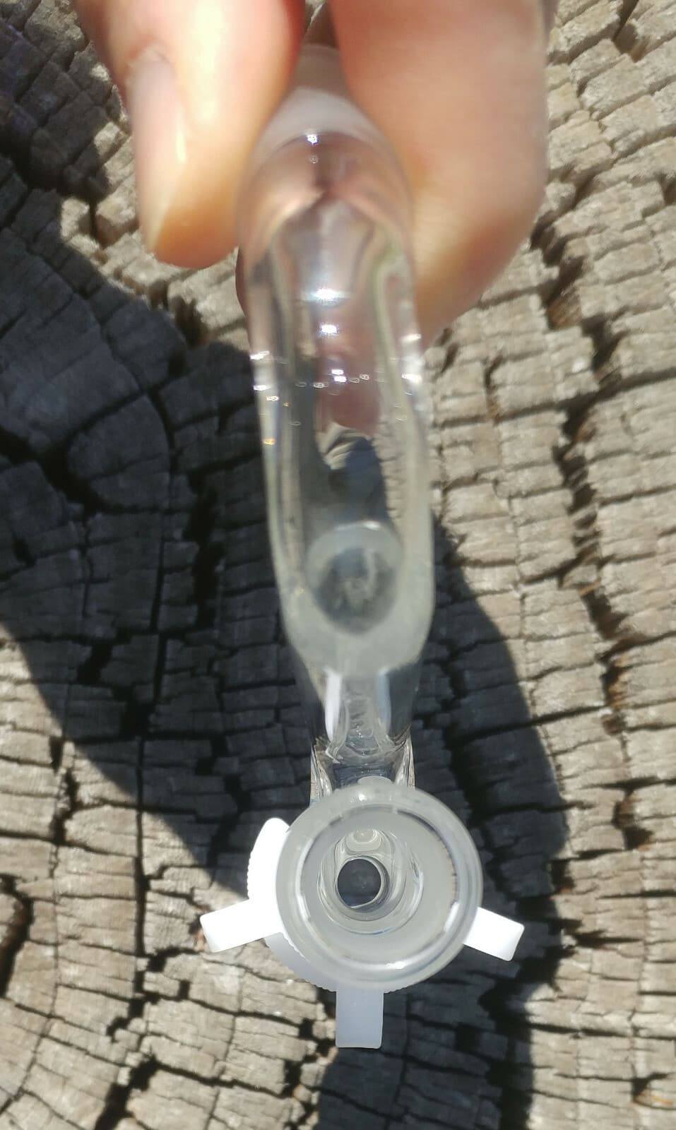 14mm Female - 14mm Male 45 Degree Glass Drop Down Reclaim Removable Jar USA  6