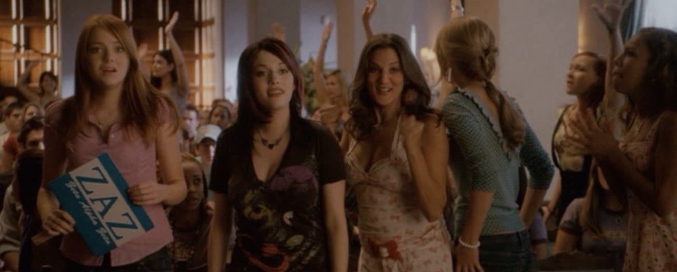 Screen Worn House Bunny Kat Dennings Outfit 2