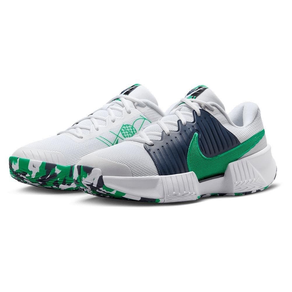 Nike GP Pickleball Pro Shoes White and Stadium Green - Mens 8 Womens 9.5 2