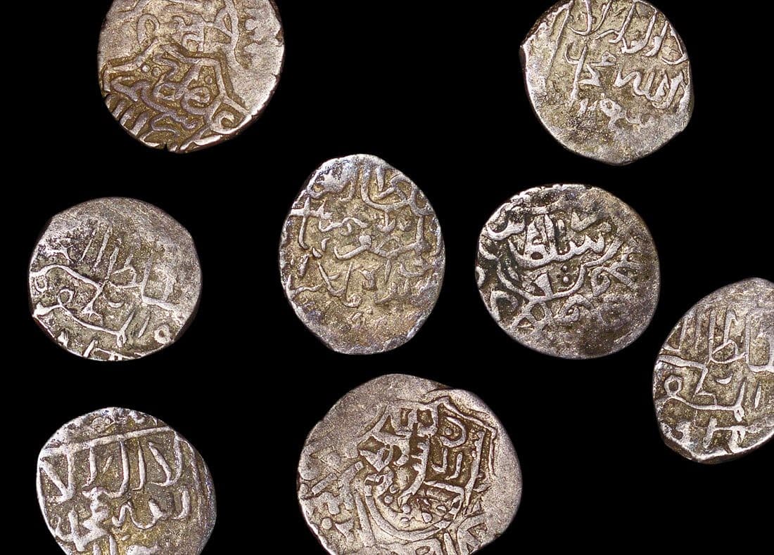 Silver Set of 3 Is-Qaraqoy Coins from Rustam Era (193-1497 CE), Aq Qoyunlu