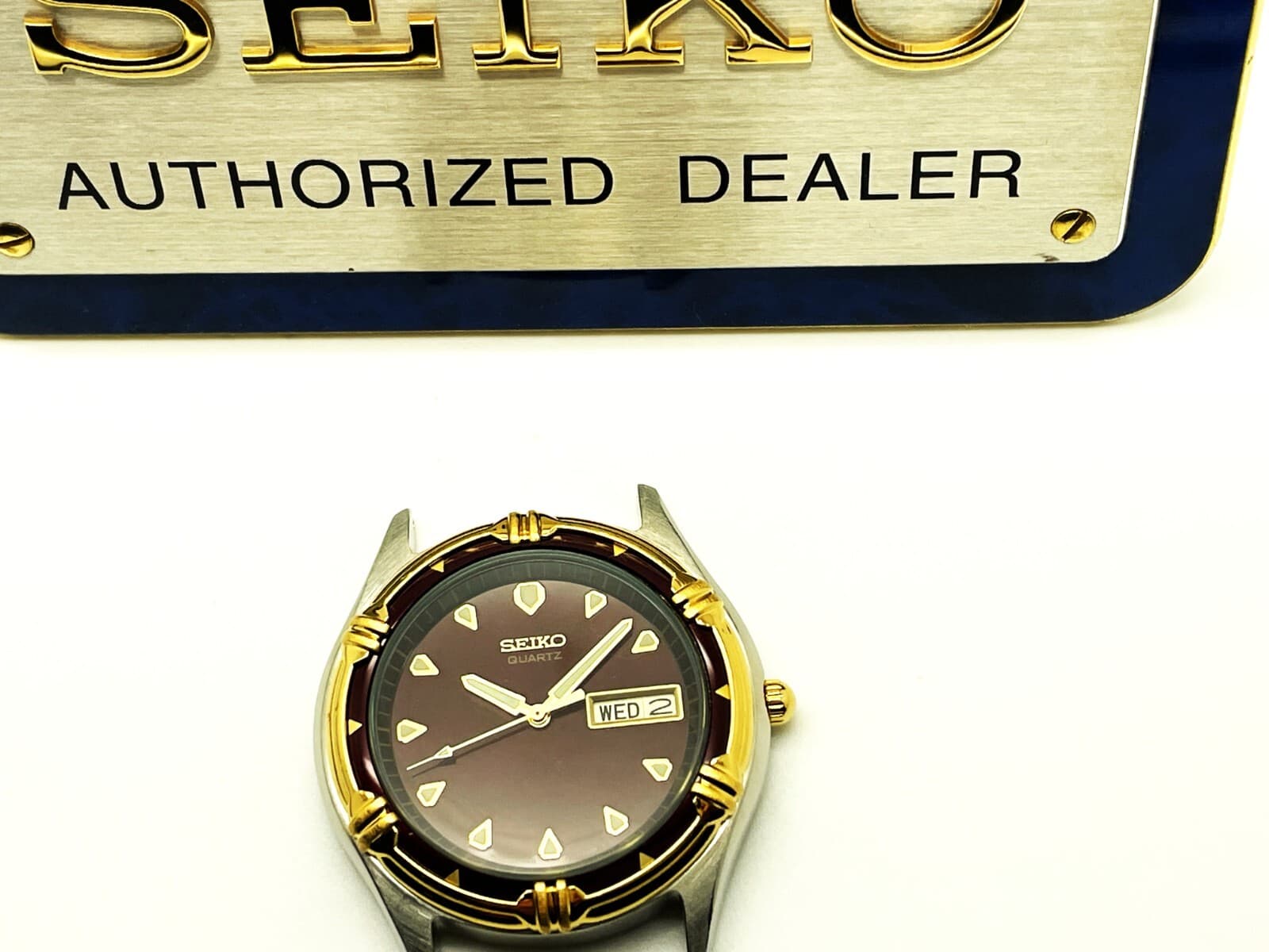 WATCH PARTS SEIKO MEN'S 7N43-6171 QUARTZ 100M ANALOG WATCH CASE SGF418 5