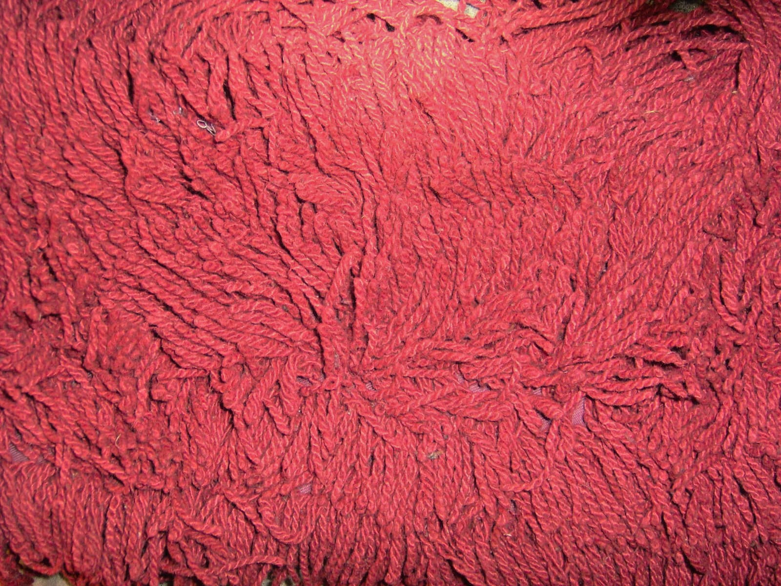 1 Used & Clean Dust Mop REPLACEMENT HEAD RED 60" Dustmop Looped Cintas 60 5