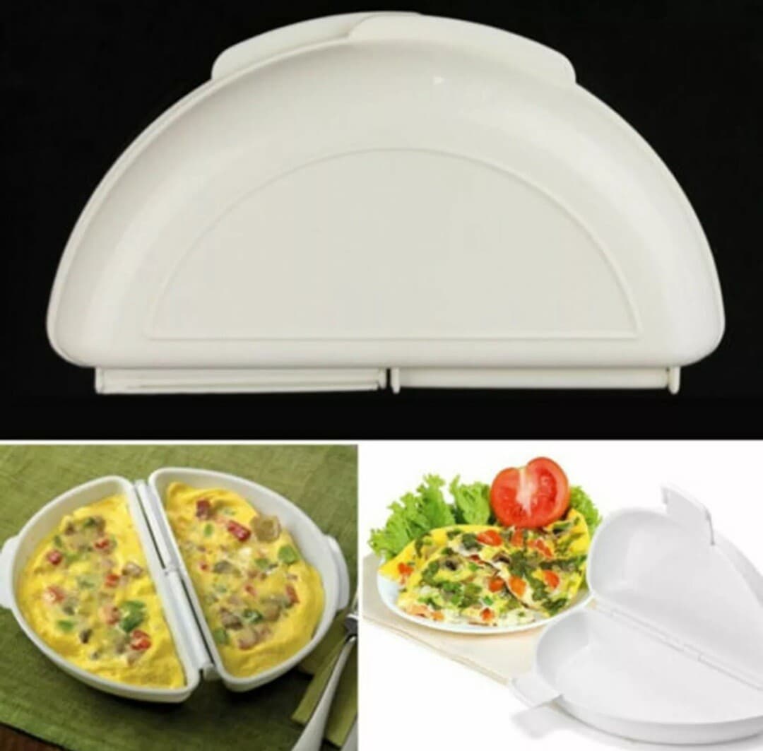 Microwave Omelette Maker - BPA Free Plastic Easy Cook Eggs Food Preparation Tool 4