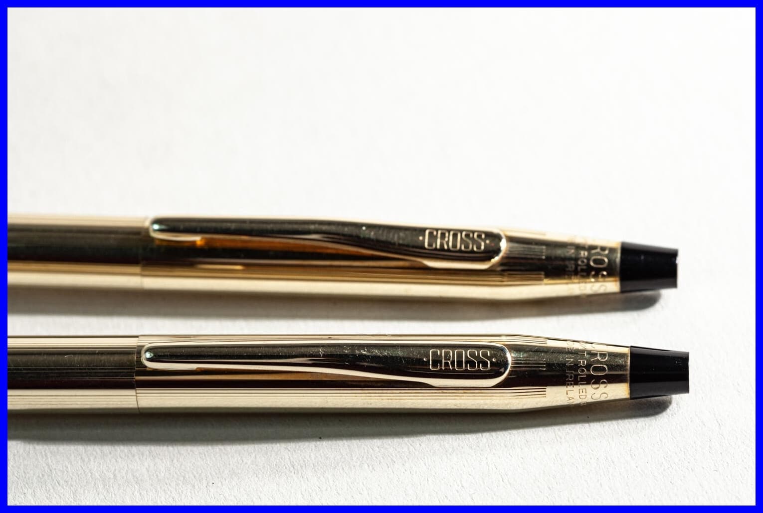 Cross Set Ballpoint Pen + Pencil with Box in 10KT Gold - Made in Ireland 4