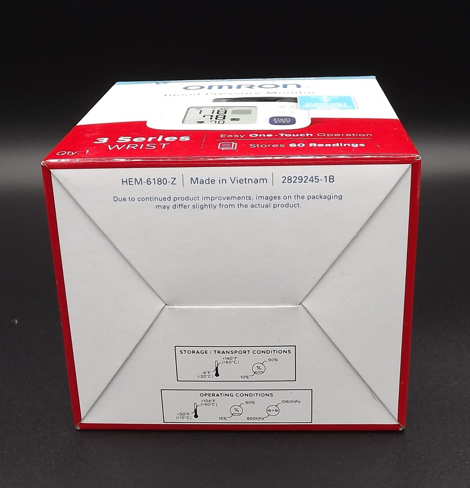 Omron 3 Series Wrist Blood Pressure Monitor BP6100 5