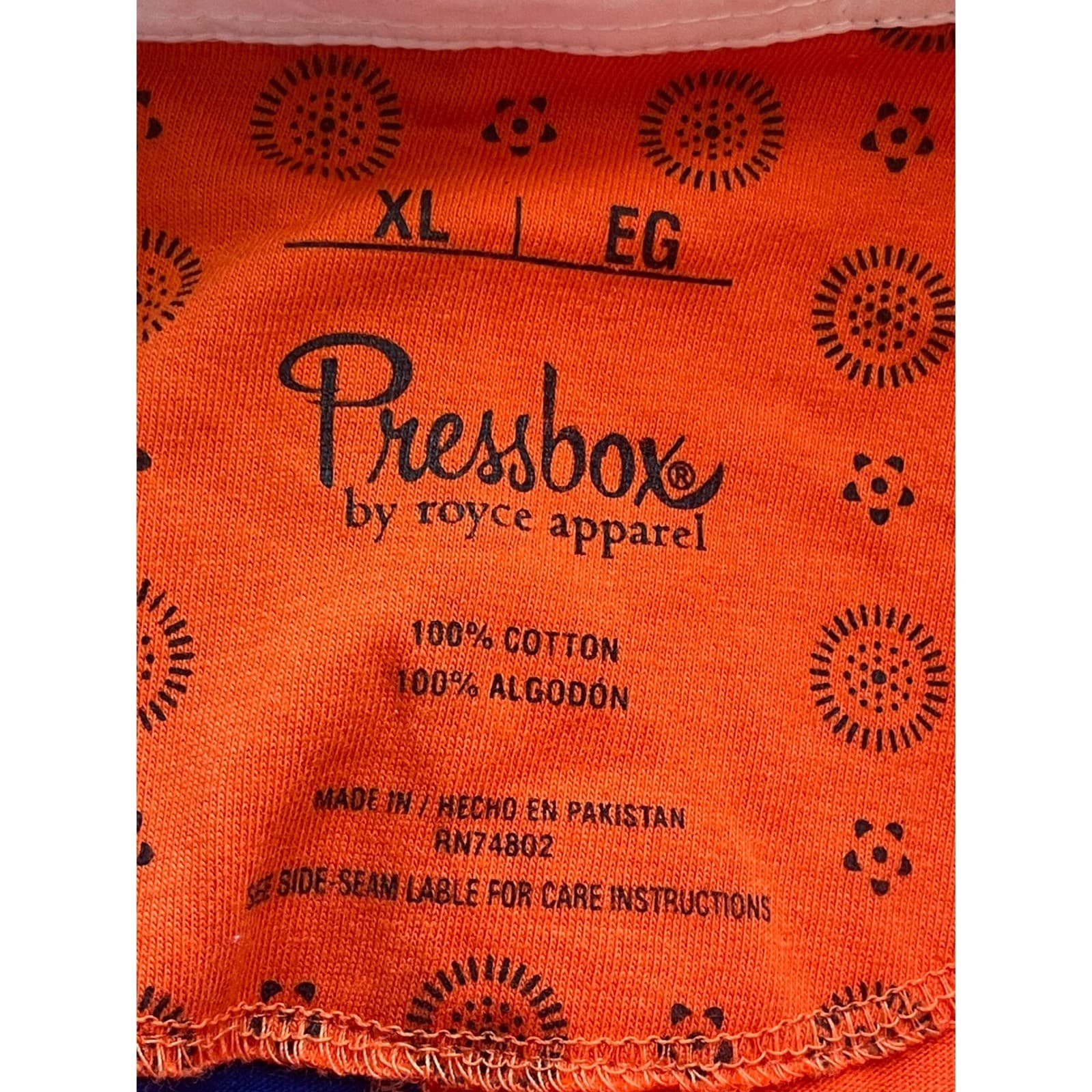 Pressbox Florida Gators Rugby Color block Shirt XL NCAA College Football 2