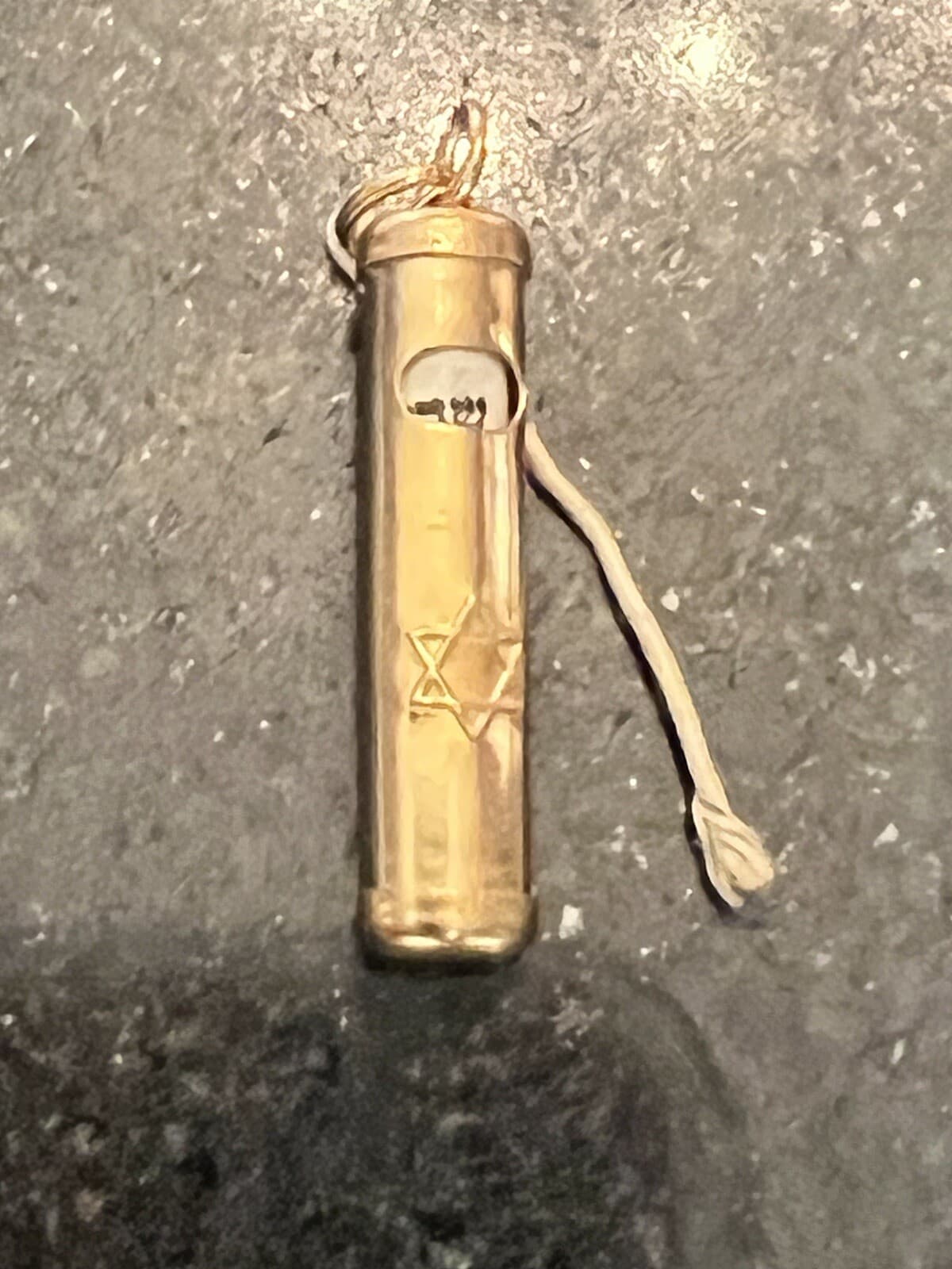 2 Israel & USA Pins 1 Mezuzah W/ Scroll Pendant Vintage 2