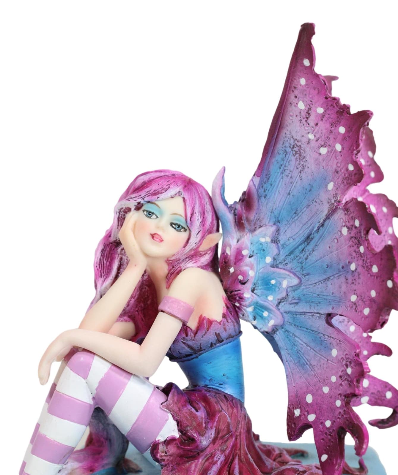 Amy Brown Missing You Magenta Book Fairy Garden Figurine Fantasy Faery Statue 5