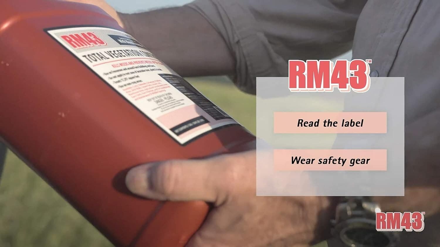 RM43 43 Percent Glyphosate Plus Weed Preventer Total Vegetation Control 1-Gallon 3