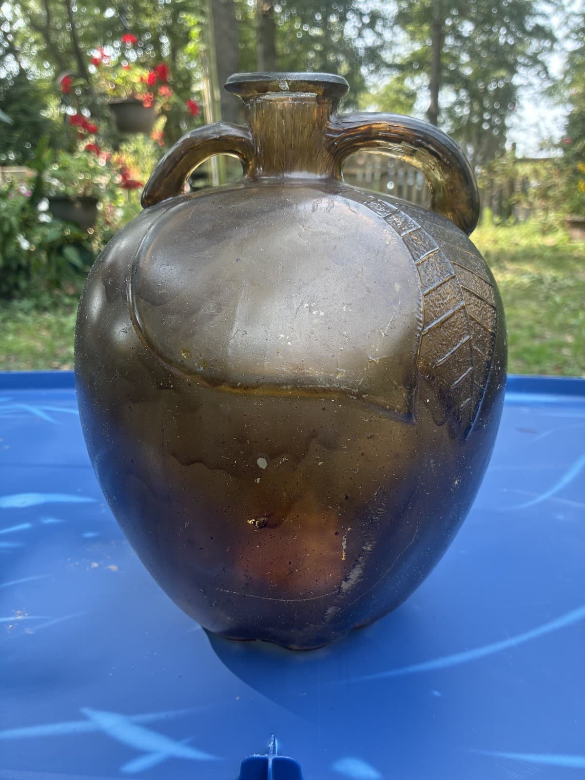 Vintage White House Apple Cider  Vinegar Glass One Gallon Bottle 5